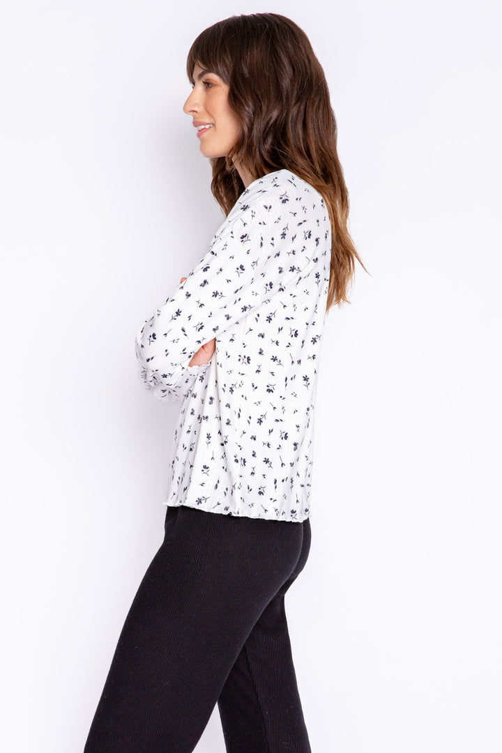 Around The Edges Long Sleeve Top - Long Sleeve Tops - P.J. Salvage