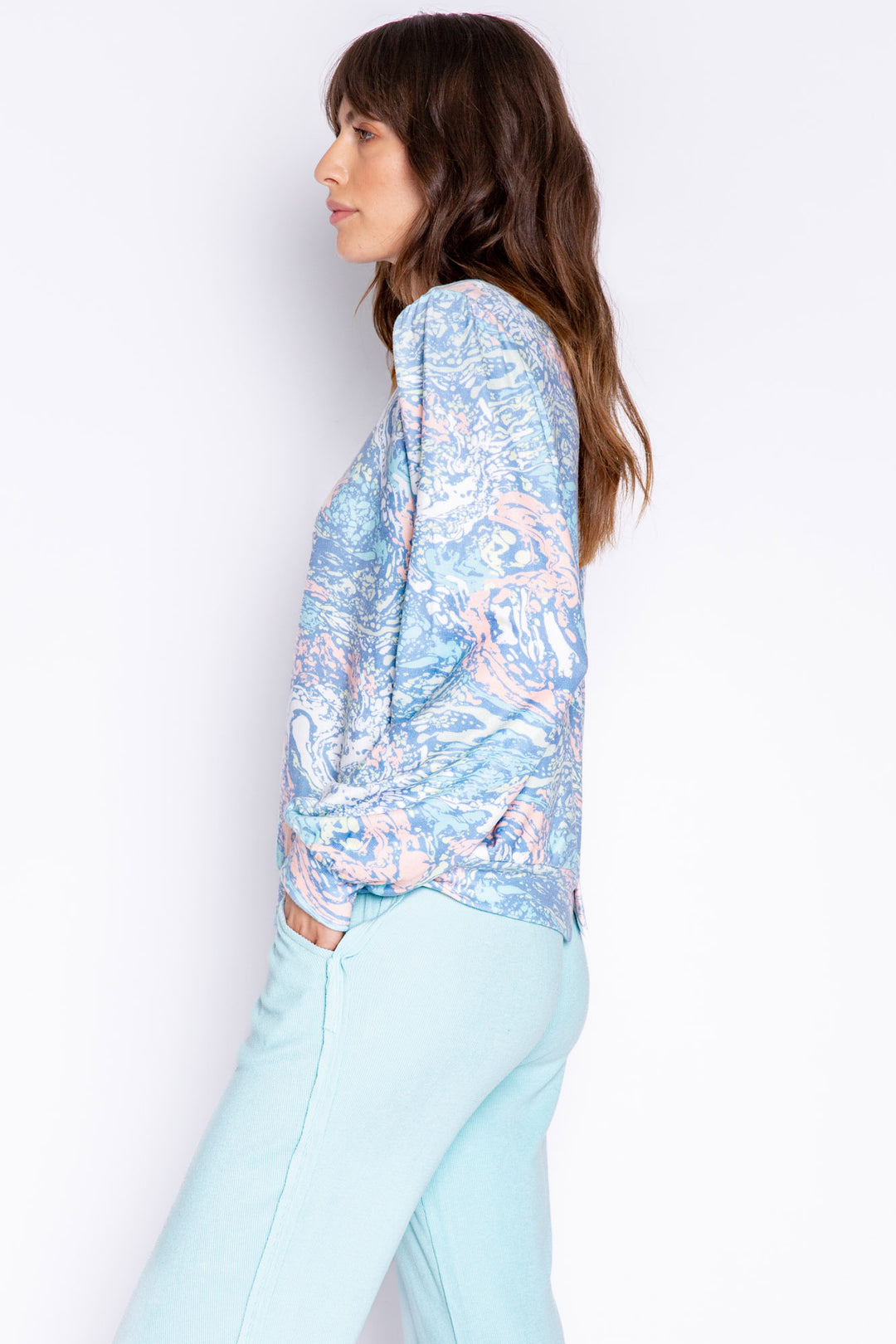 Molten Marble Long Sleeve Top - Long Sleeve Tops - P.J. Salvage