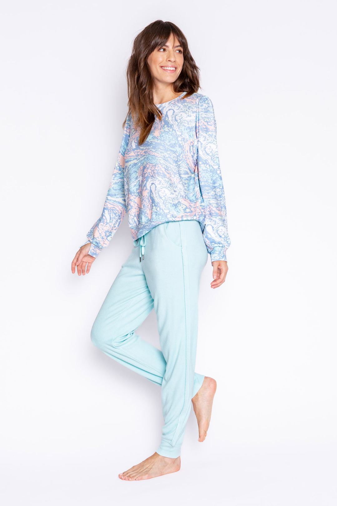 Molten Marble Long Sleeve Top - Long Sleeve Tops - P.J. Salvage