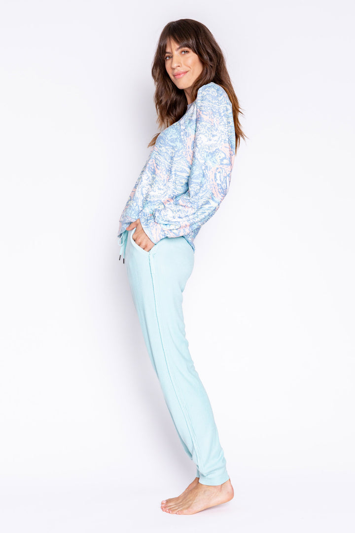 Molten Marble Long Sleeve Top - Long Sleeve Tops - P.J. Salvage