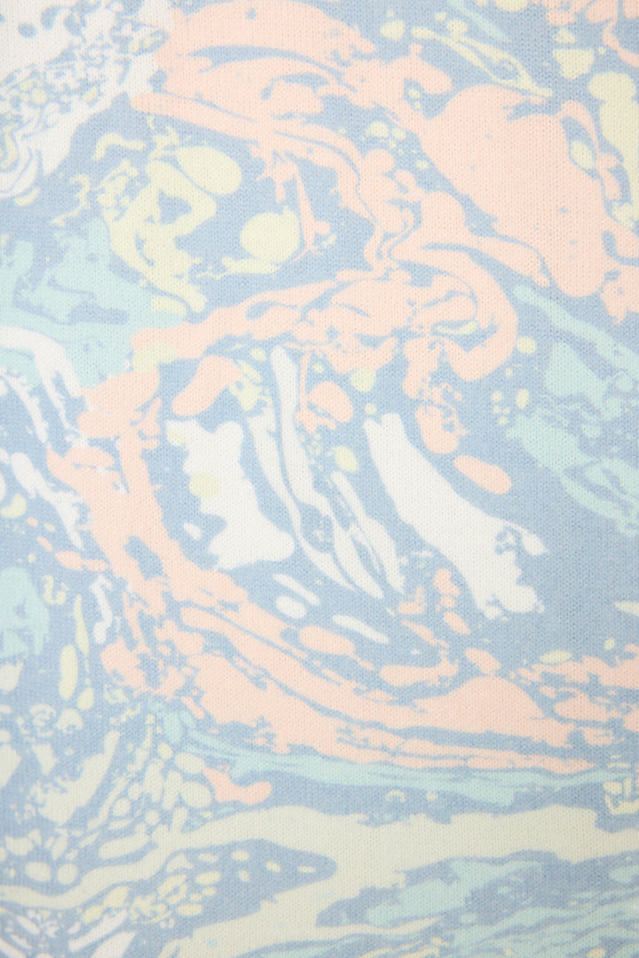 Molten Marble Long Sleeve Top