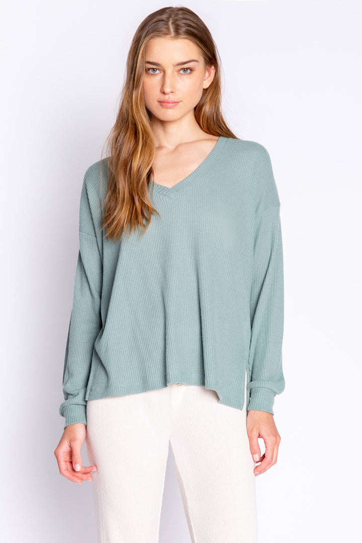 Mixing It Up Long Sleeve Top - Long Sleeve Tops - P.J. Salvage