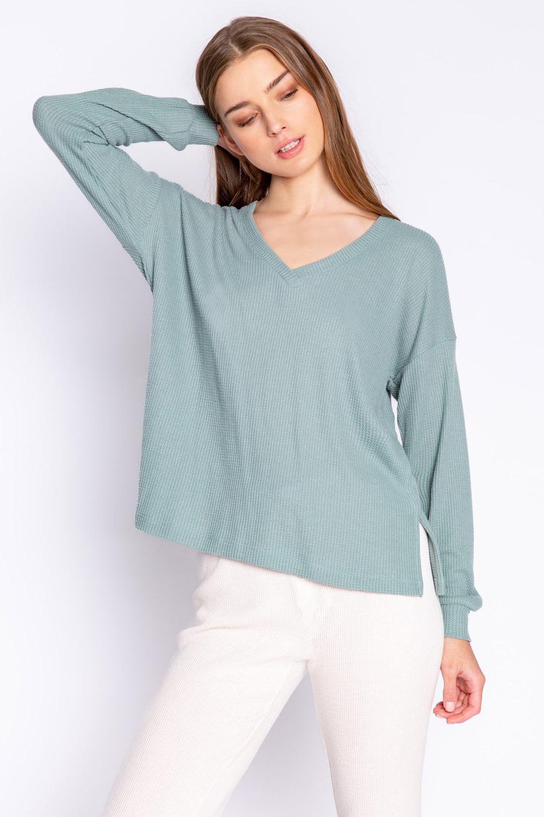 Mixing It Up Long Sleeve Top - Long Sleeve Tops - P.J. Salvage