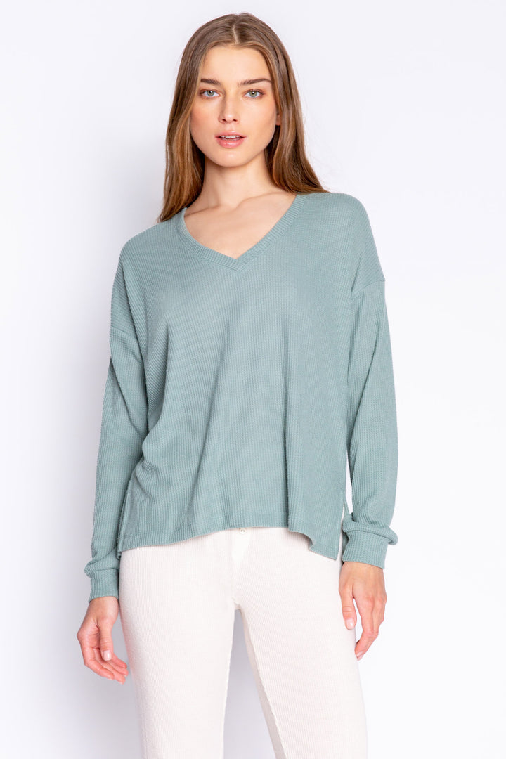 Mixing It Up Long Sleeve Top - Long Sleeve Tops - P.J. Salvage