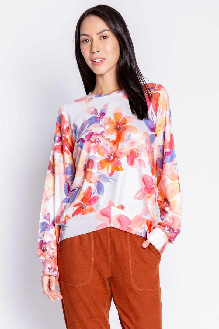 Rustic Garden Long Sleeve Top - Long Sleeve Tops - P.J. Salvage