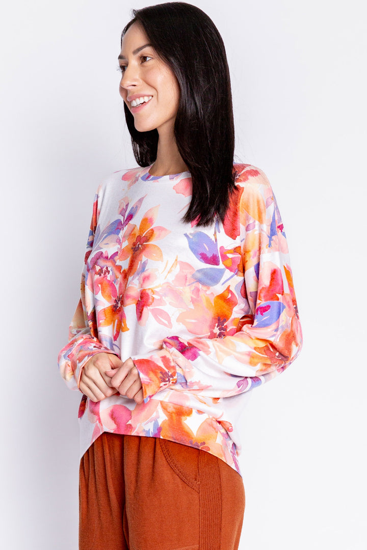 Rustic Garden Long Sleeve Top - Long Sleeve Tops - P.J. Salvage