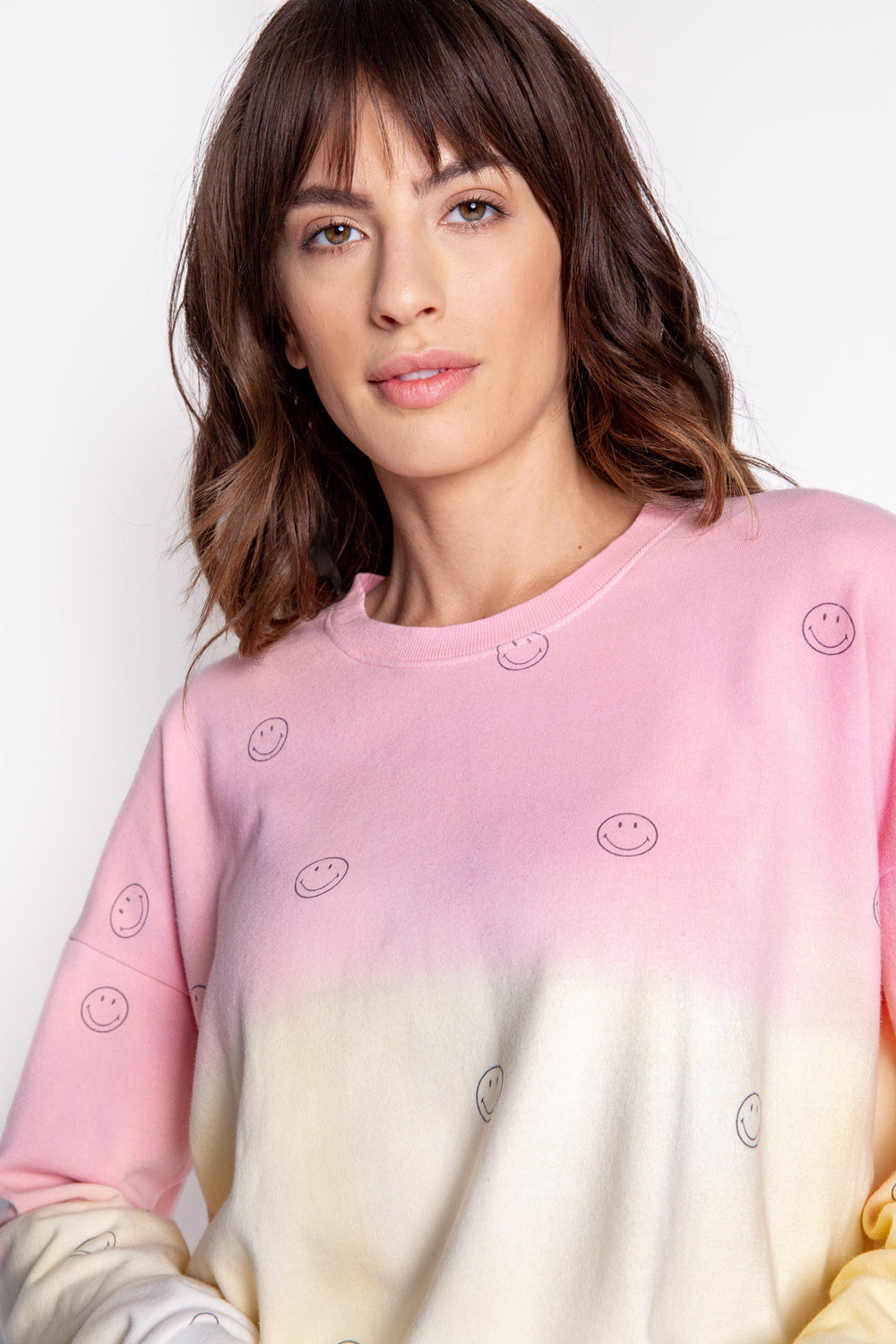 Smiley® Sunset Smiles Long Sleeve Top - Long Sleeve Tops - P.J. Salvage