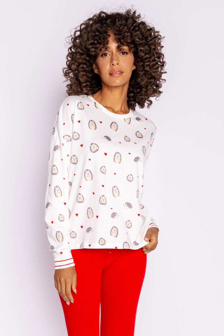Be Mine Long Sleeve Top - Long Sleeve Tops - P.J. Salvage
