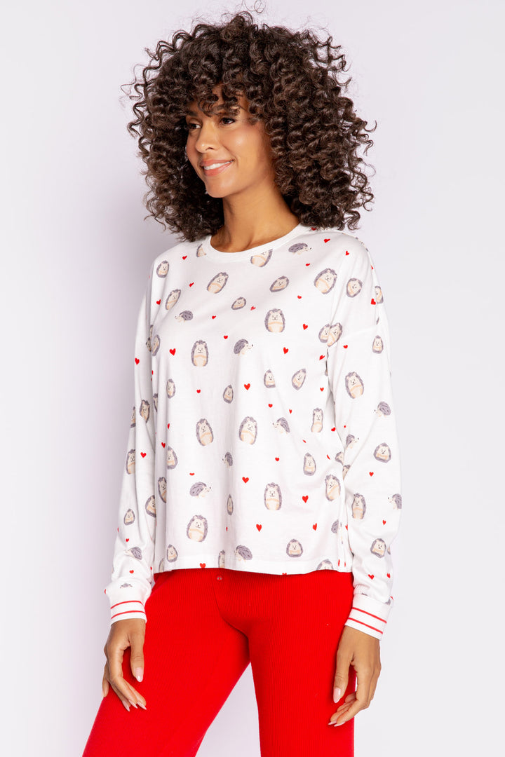 Be Mine Long Sleeve Top - Long Sleeve Tops - P.J. Salvage
