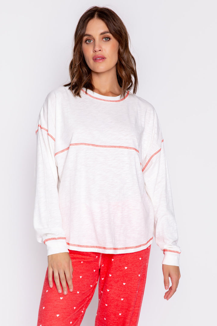 Cozy In Love Long Sleeve Top - Long Sleeve Tops - P.J. Salvage