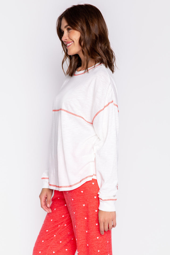 Cozy In Love Long Sleeve Top - Long Sleeve Tops - P.J. Salvage