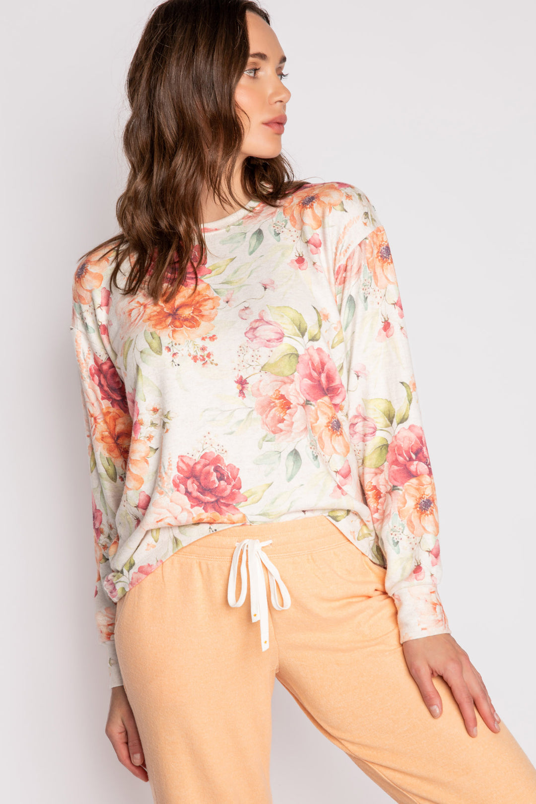 Brunch In Bed Long Sleeve Top - Long Sleeve Tops - P.J. Salvage