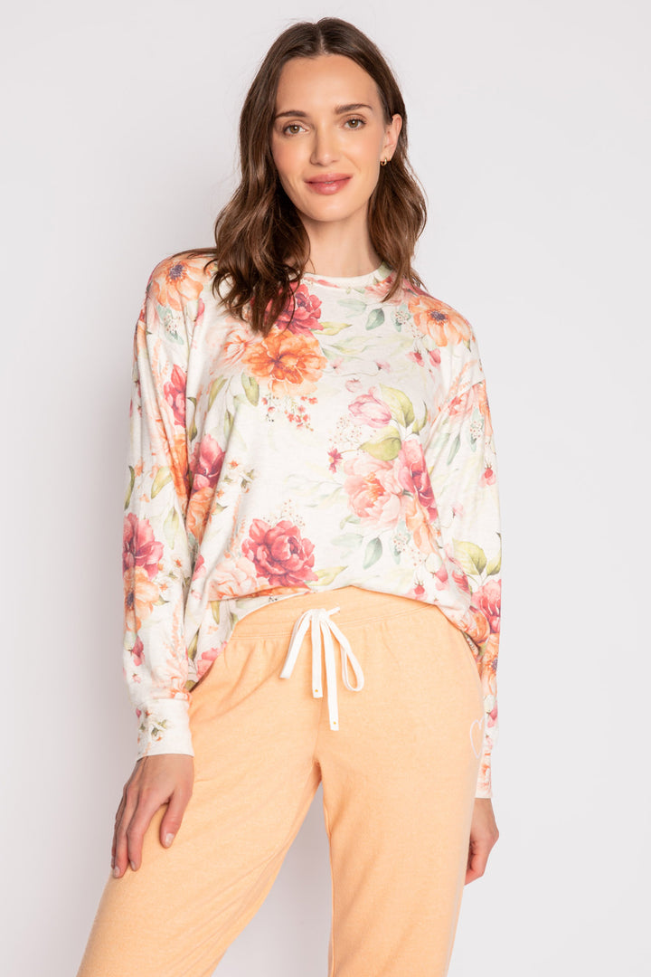 Brunch In Bed Long Sleeve Top - Long Sleeve Tops - P.J. Salvage