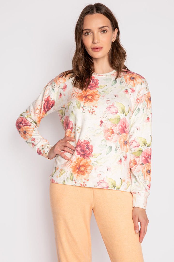 Brunch In Bed Long Sleeve Top - Long Sleeve Tops - P.J. Salvage