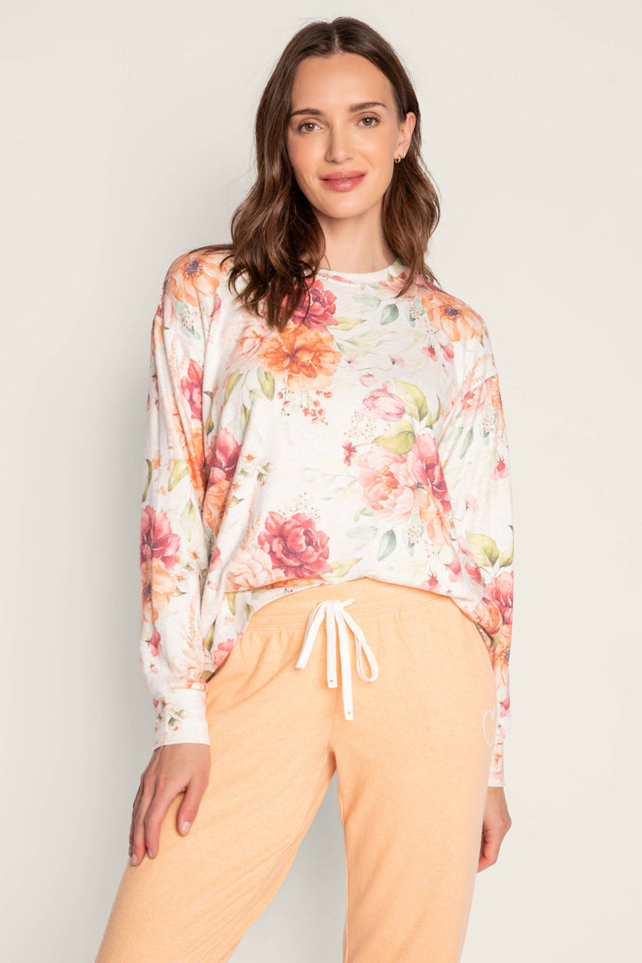 Brunch In Bed Long Sleeve Top - Long Sleeve Tops - P.J. Salvage