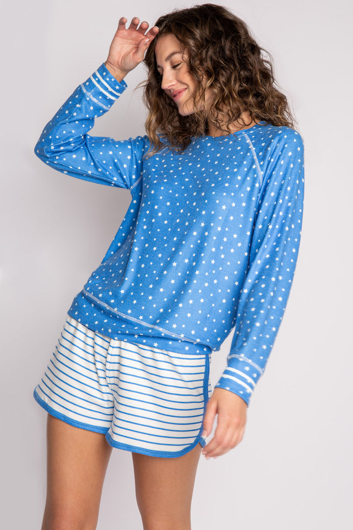 Blue Star Long Sleeve Top - Long Sleeve Tops - P.J. Salvage