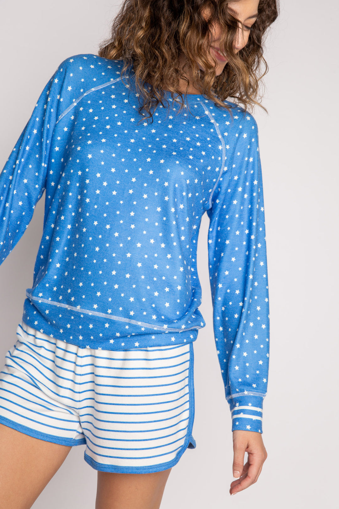 Blue Star Long Sleeve Top - Long Sleeve Tops - P.J. Salvage