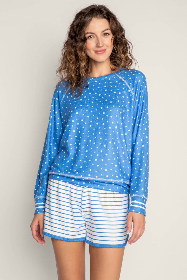 Blue Star Long Sleeve Top - Long Sleeve Tops - P.J. Salvage