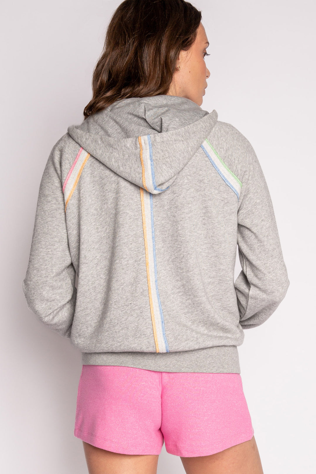 Neon Stripes Hoody - Long Sleeve Tops - P.J. Salvage