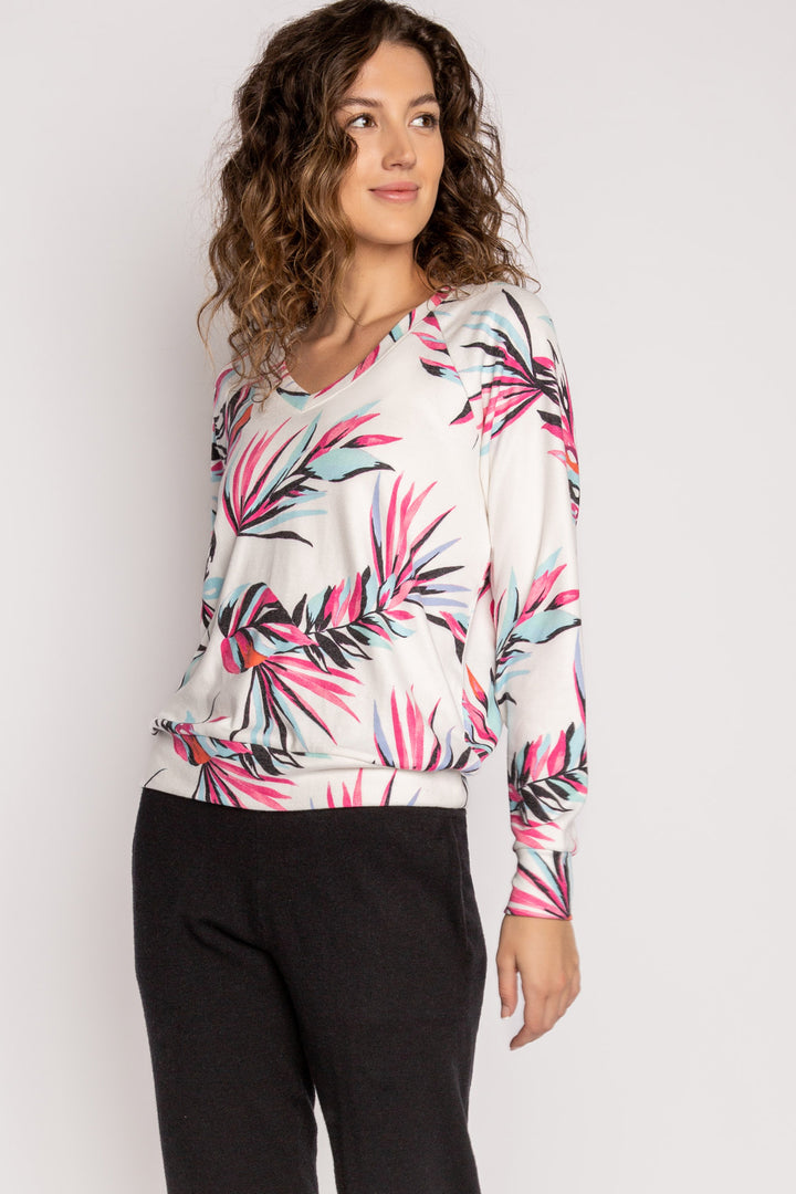 Peachy Party Long Sleeve Top - Long Sleeve Tops - P.J. Salvage