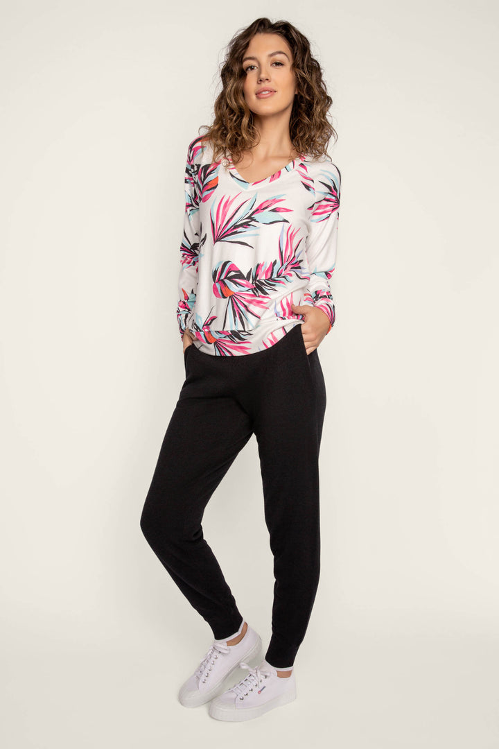 Peachy Party Long Sleeve Top - Long Sleeve Tops - P.J. Salvage