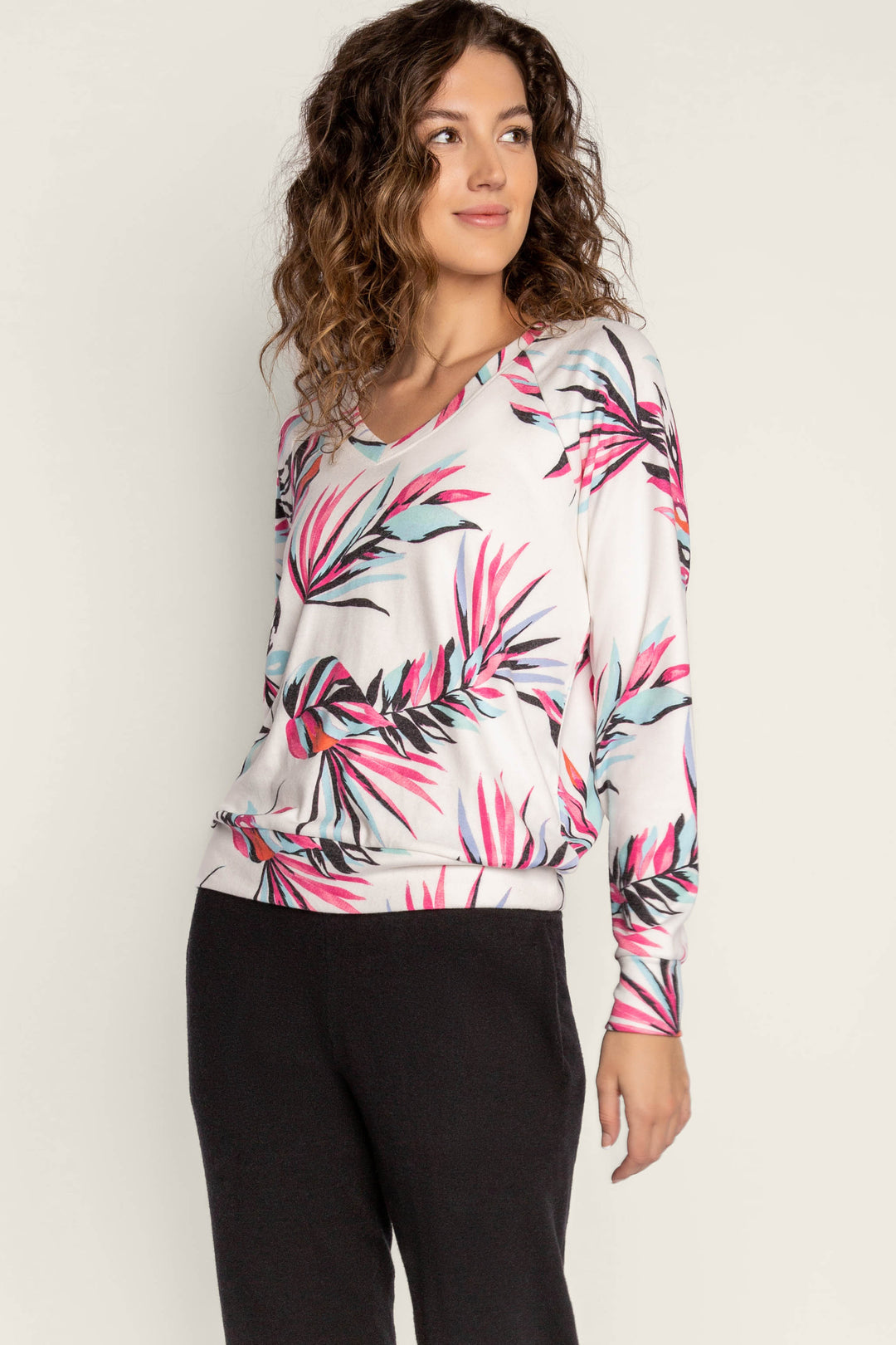 Peachy Party Long Sleeve Top - Long Sleeve Tops - P.J. Salvage