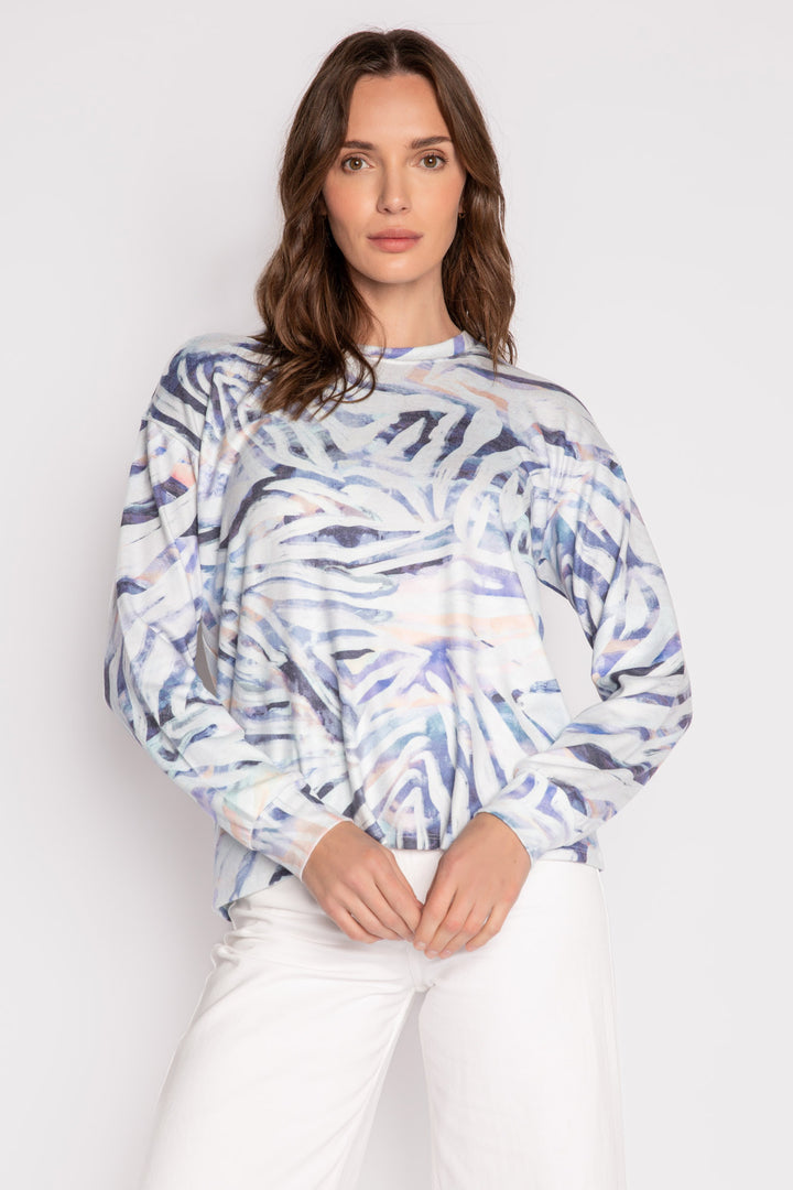 Peachy Party Long Sleeve Top - Long Sleeve Tops - P.J. Salvage
