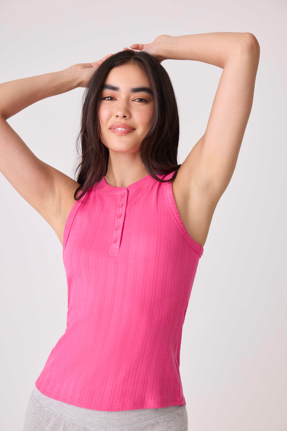 Back To Basics Pointelle Tank - P.J. Salvage