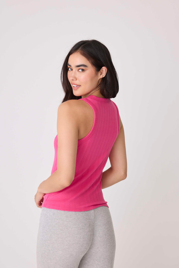 Back To Basics Pointelle Tank - P.J. Salvage