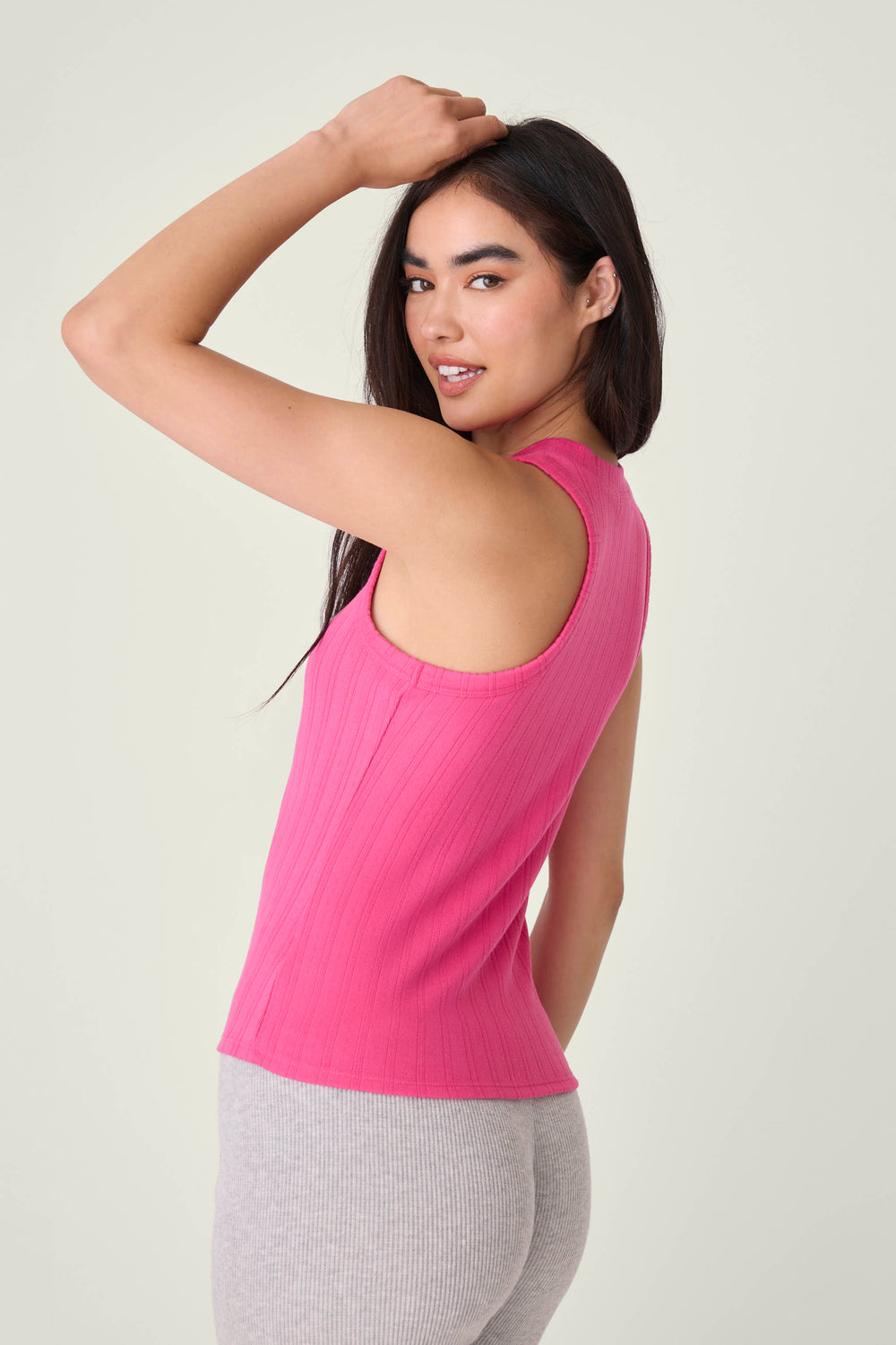 Back To Basics Pointelle Tank - Tank Tops - P.J. Salvage
