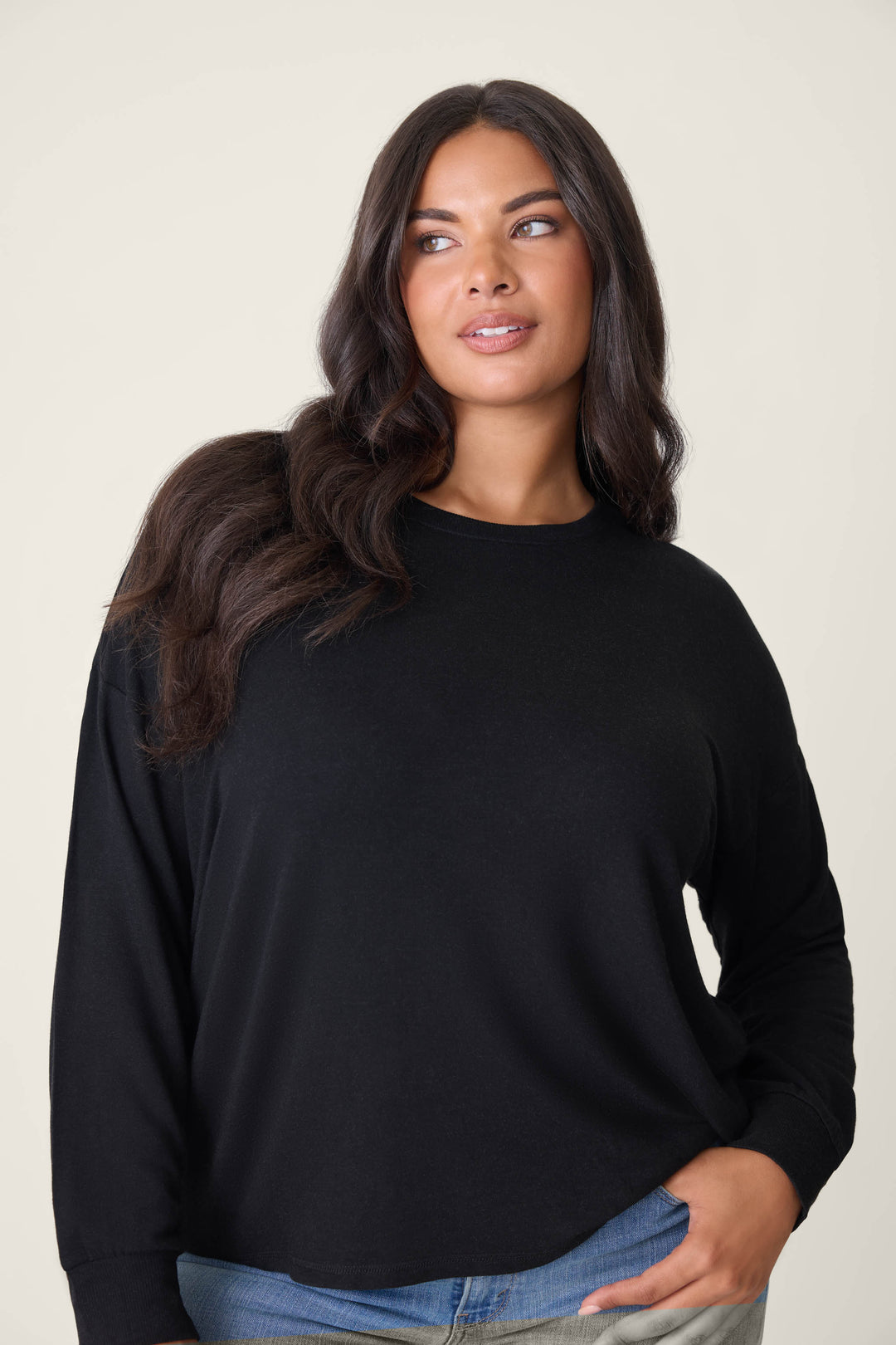 Jammie Essentials Plus Size Long Sleeve Top - Long Sleeve Tops - P.J. Salvage
