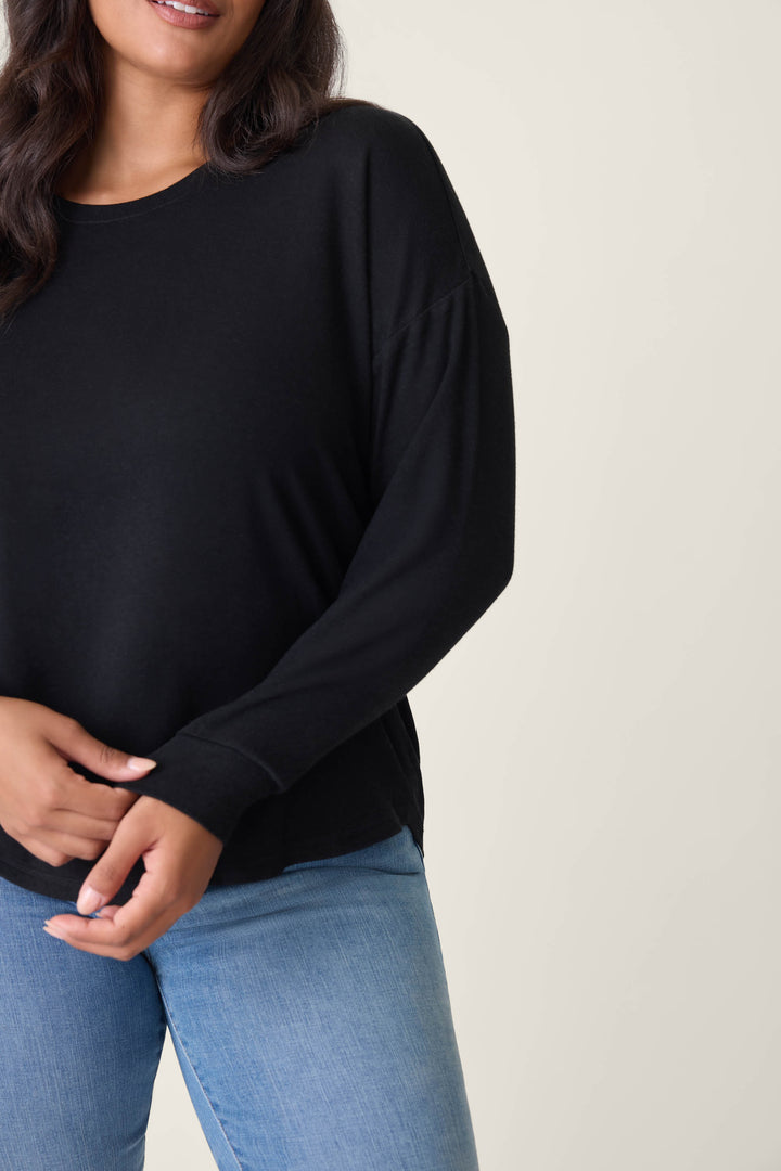Jammie Essentials Plus Size Long Sleeve Top - Long Sleeve Tops - P.J. Salvage