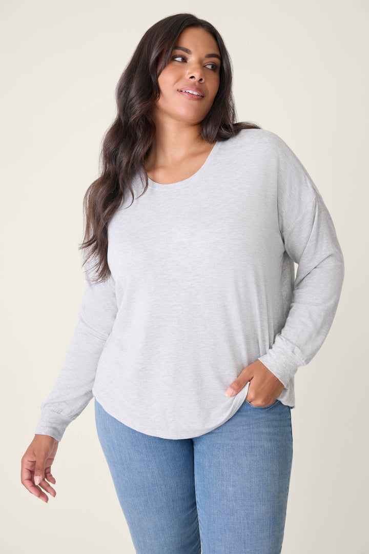 Jammie Essentials Plus Size Long Sleeve Top - Long Sleeve Tops - P.J. Salvage