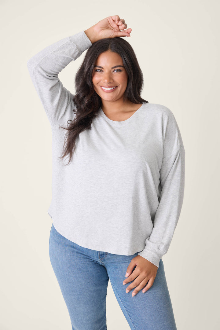 Jammie Essentials Plus Size Long Sleeve Top - Long Sleeve Tops - P.J. Salvage