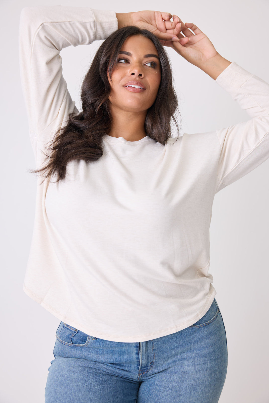 Jammie Essentials Long Sleeve Top - Plus Size - Long Sleeve Tops - P.J. Salvage