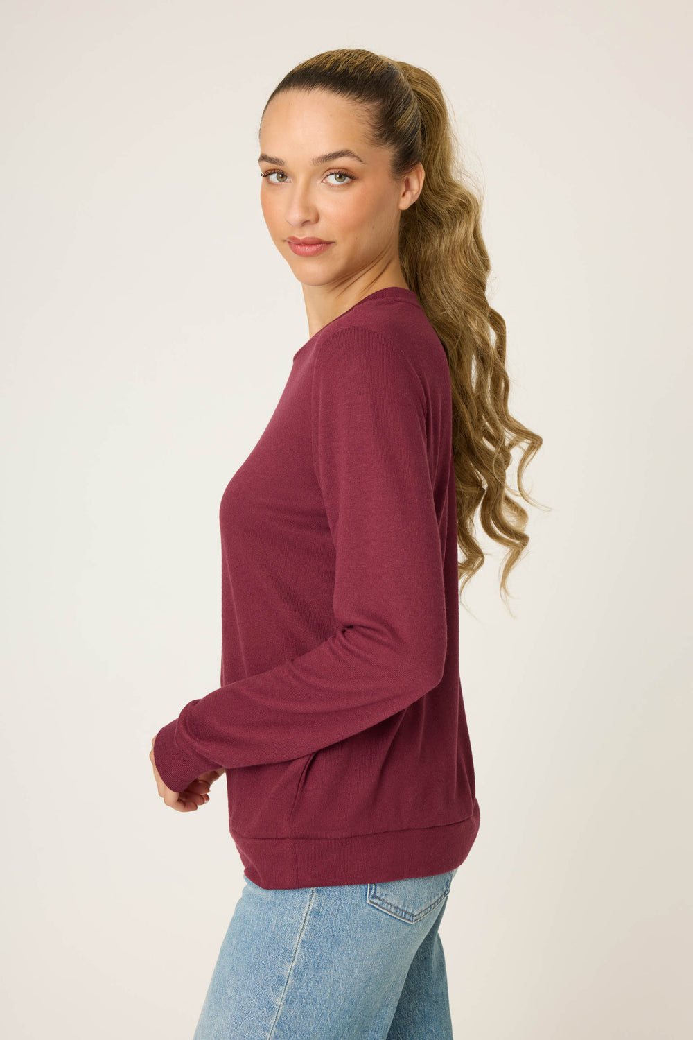Reloved Lounge Long Sleeve Top - Long Sleeve Tops - P.J. Salvage