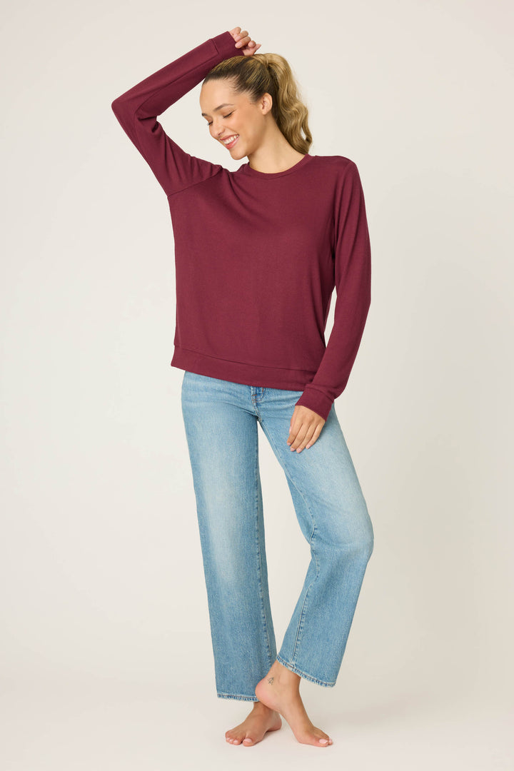 Reloved Lounge Long Sleeve Top - Long Sleeve Tops - P.J. Salvage