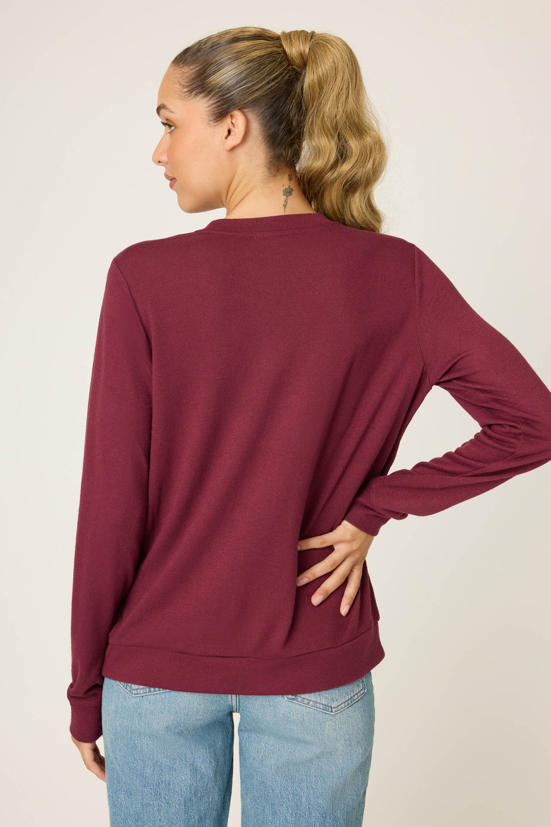 Reloved Lounge Long Sleeve Top - Long Sleeve Tops - P.J. Salvage