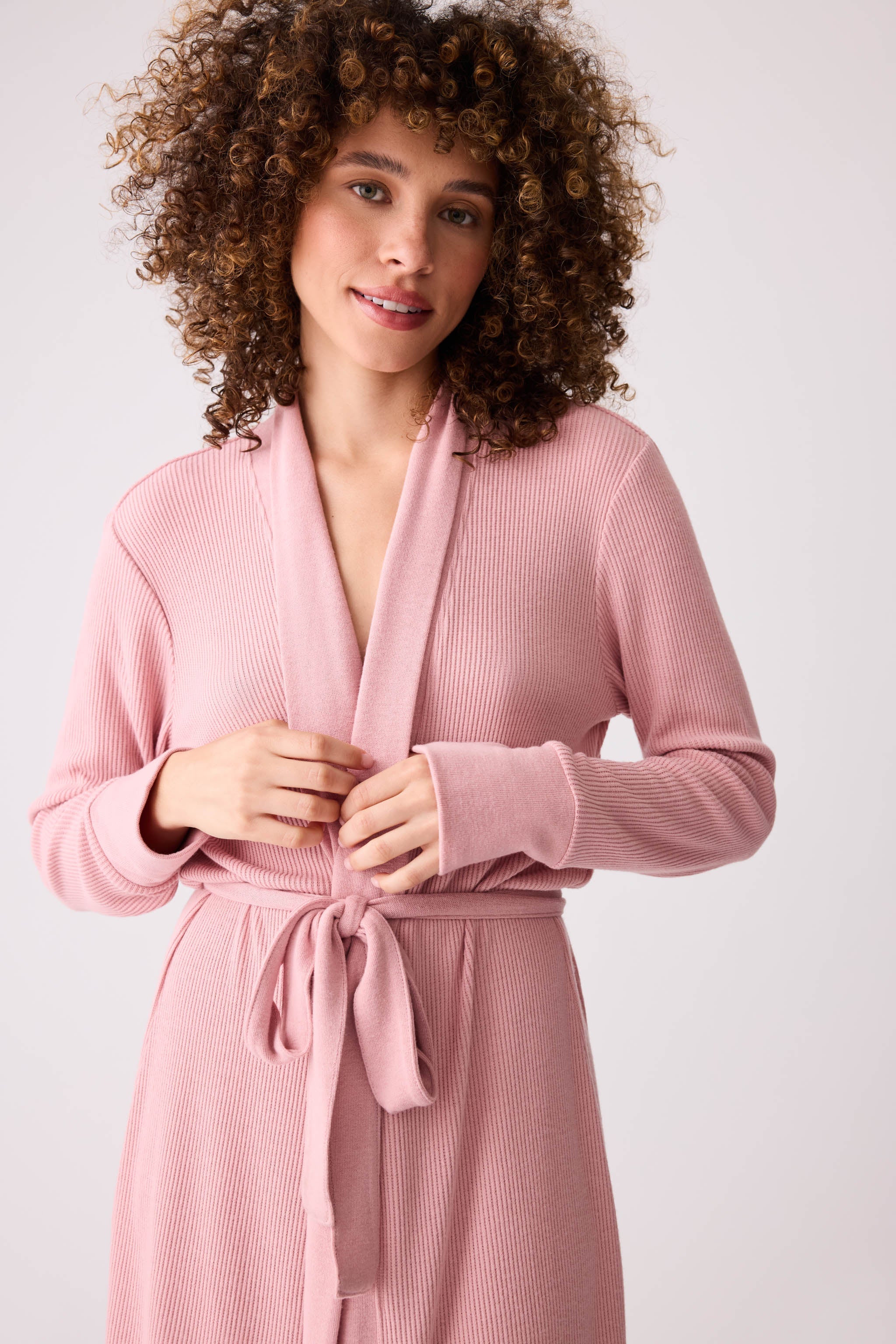 Textured Essentials Rosewood Robe | P.J. Salvage