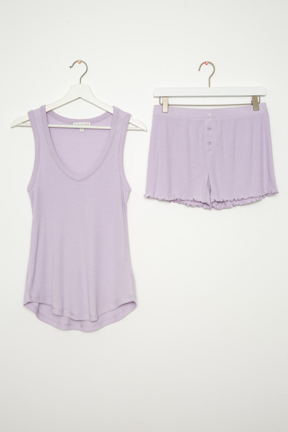 Textured Essentials Shorts Lounge Set - P.J. Salvage