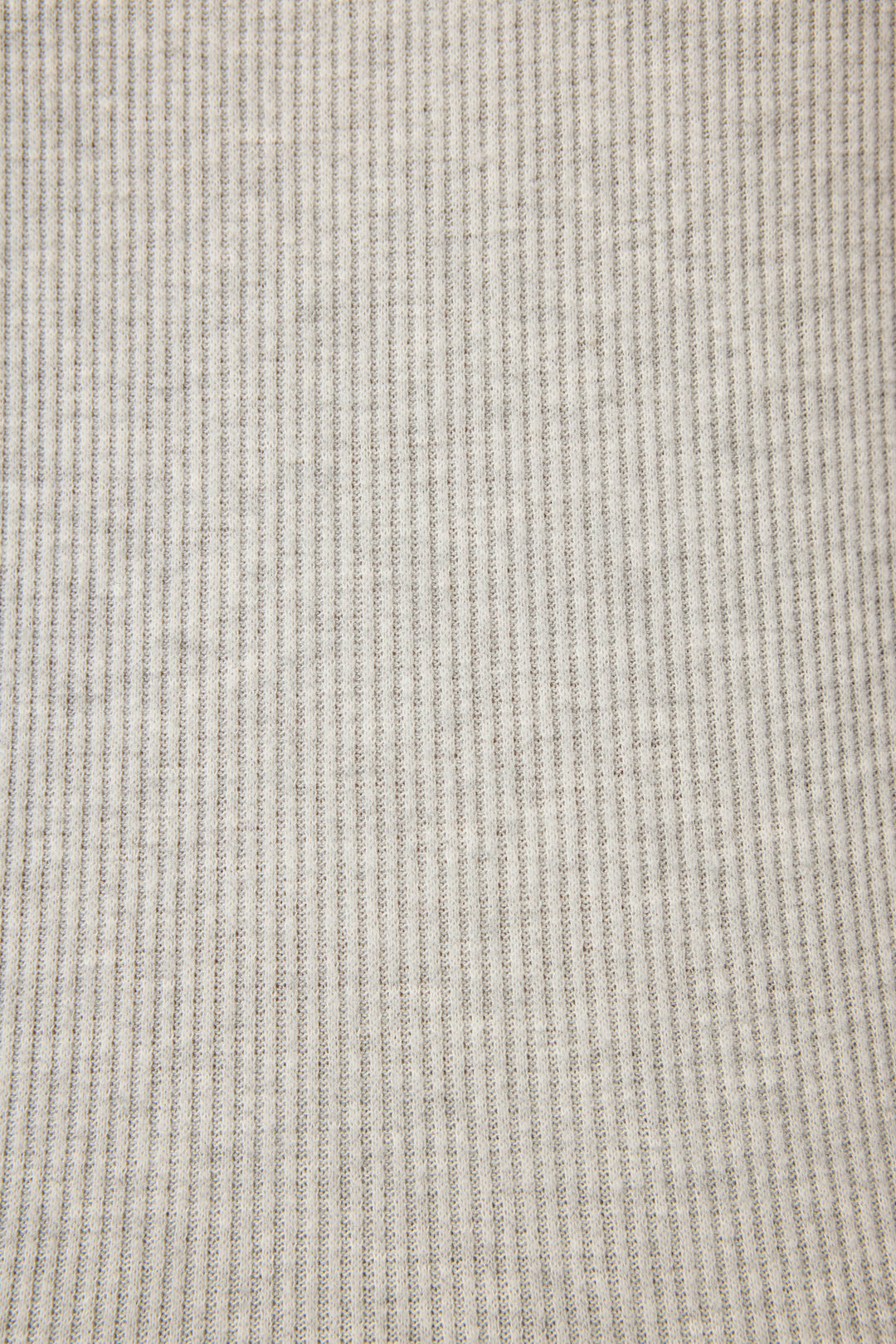 Close-up of the heather grey ribbed fabric from the P.J. Salvage Textured Essentials PJ Set, showing soft vertical stripes for a cozy feel—ideal for breathable, stylish sleepwear.