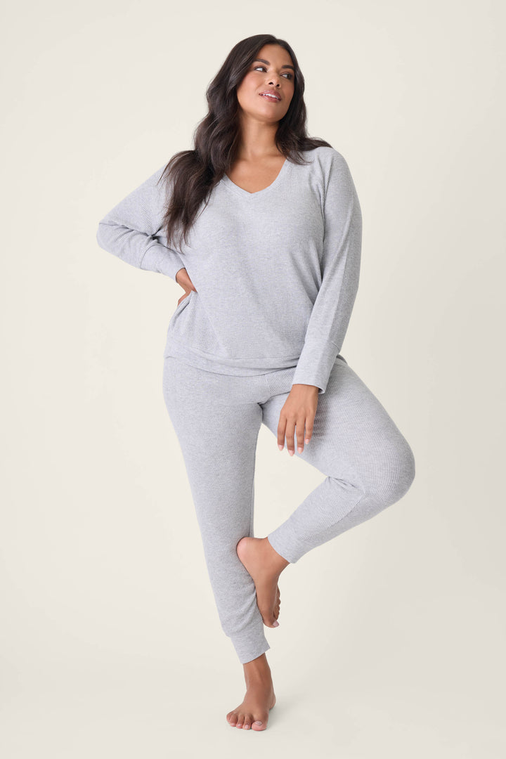 Textured Essentials Plus Size Lounge Set - Lounge Sets - P.J. Salvage