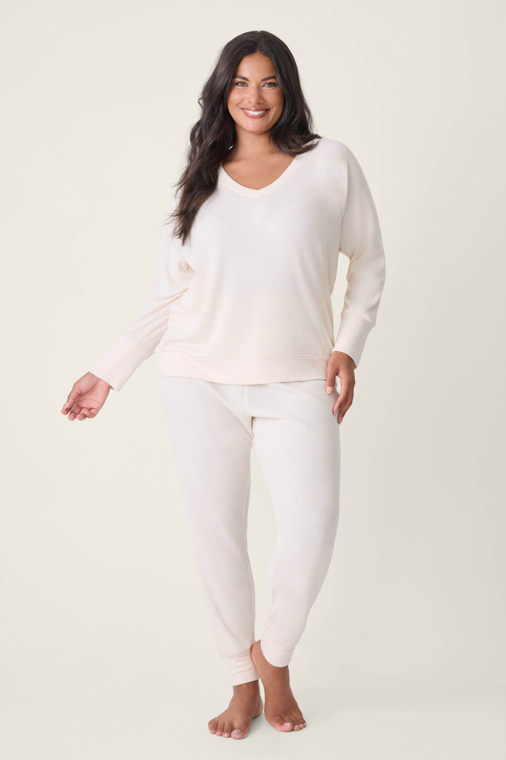 Textured Essentials Plus Size Lounge Set - Lounge Sets - P.J. Salvage