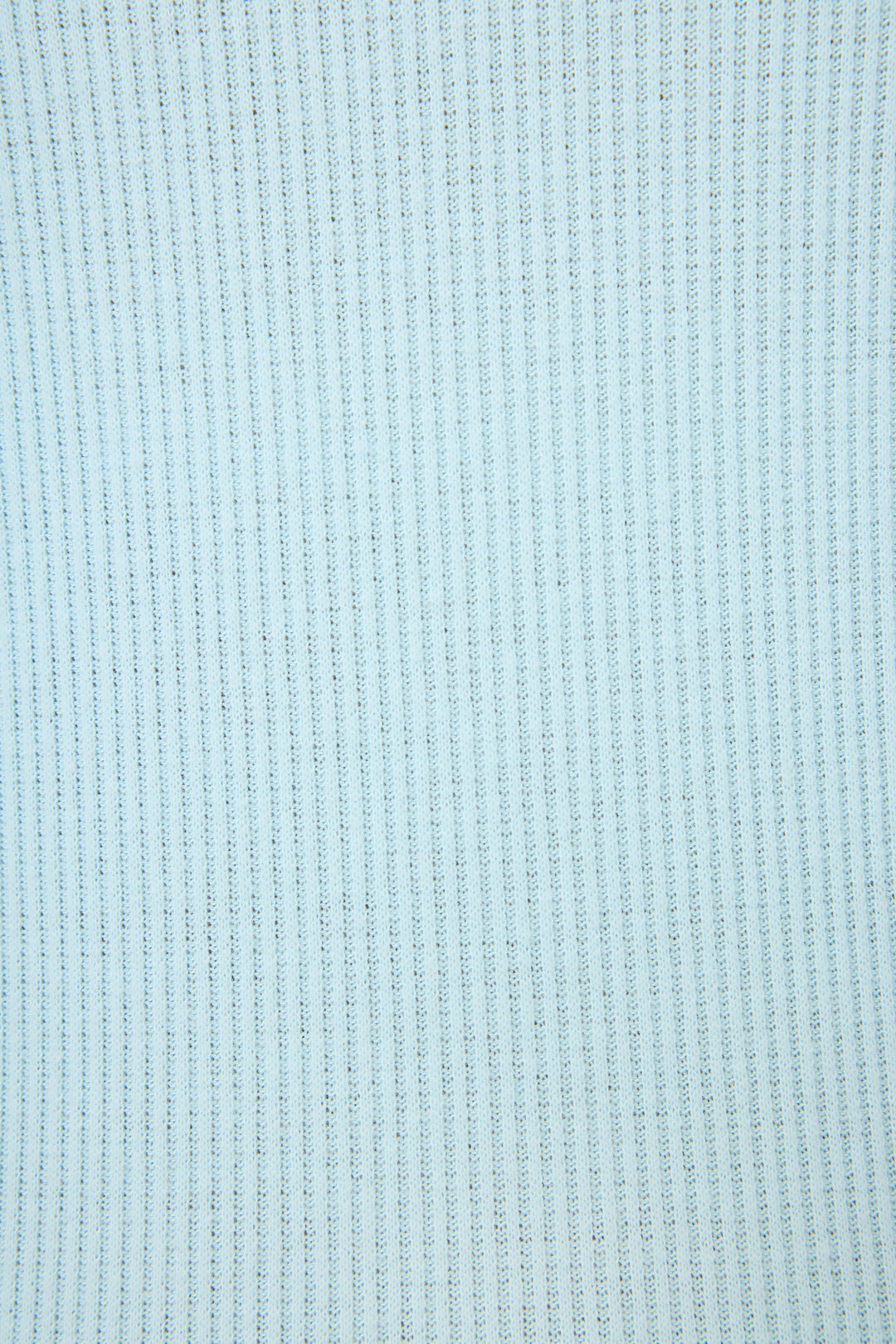 Close-up of the Textured Essentials Tank Top by P.J. Salvage—a sky-blue ribbed cotton-blend jersey tank with vertical textured lines for a soft, comfortable feel.