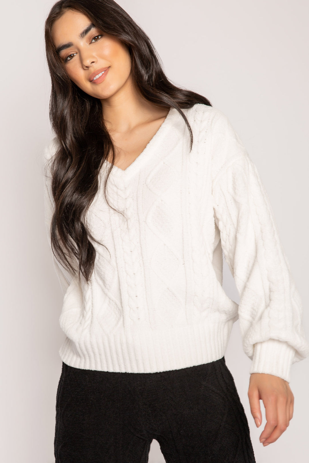 Cable Crew Lounge Long Sleeve Top (7231865847908)