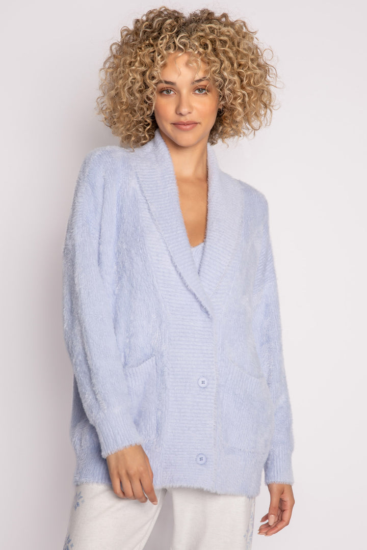 Feather Knit Cardigan (7231867650148)