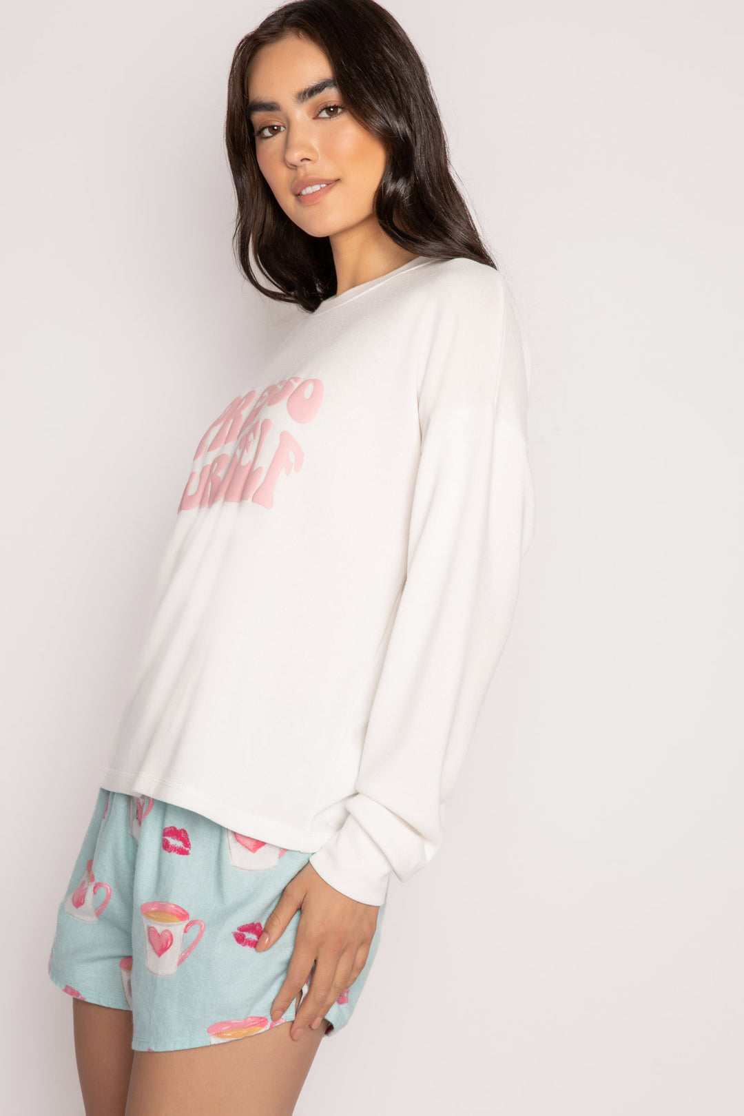 Espresso Yourself Flannels Long Sleeve Top - Long Sleeve Tops - P.J. Salvage