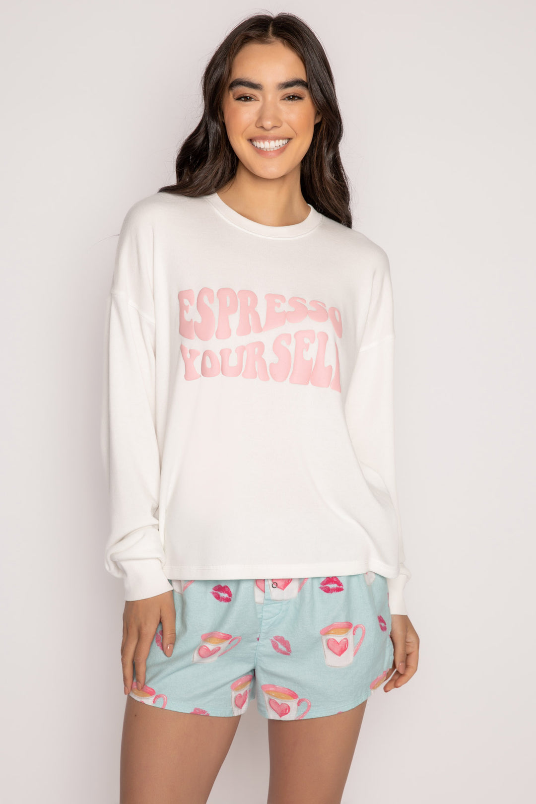 Espresso Yourself Flannels Long Sleeve Top - Long Sleeve Tops - P.J. Salvage