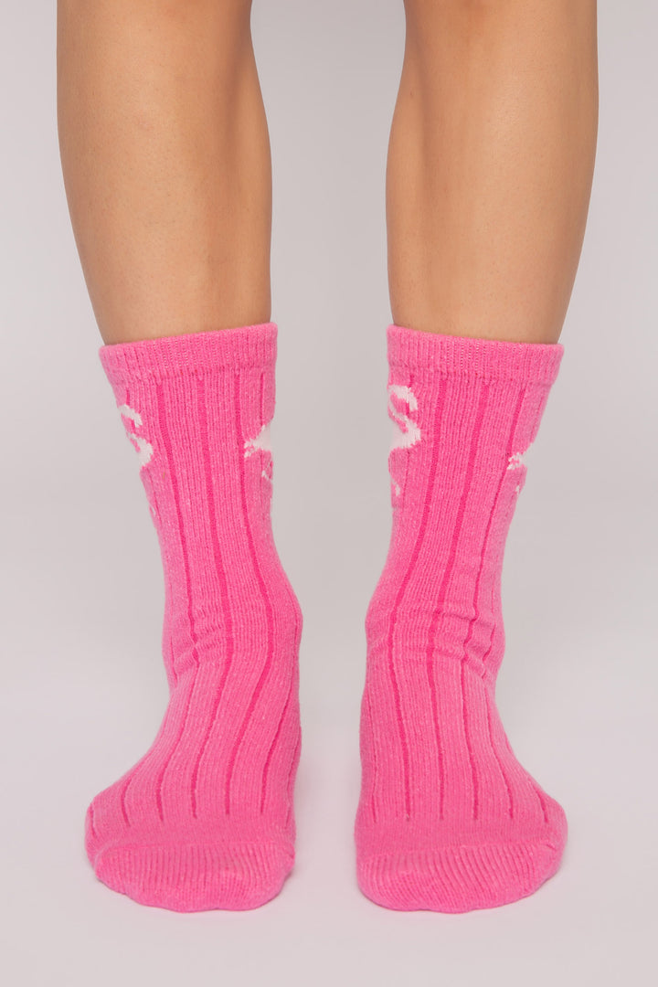 Flamingo Fun Socks - Crew - P.J. Salvage