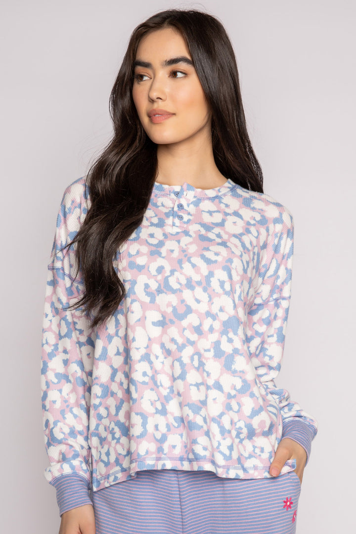 Leopard Is My Happy Long Sleeve Top - Long Sleeve Tops - P.J. Salvage